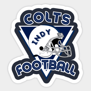 Indianapolis Colts Vintage Style Sticker